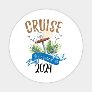 Cruise Squad 2024 Family Cruise Vacation Gifts Magnet